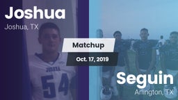 Matchup: Joshua vs. Seguin  2019