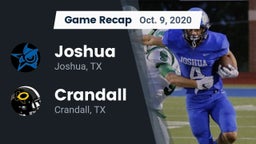 Recap: Joshua  vs. Crandall  2020