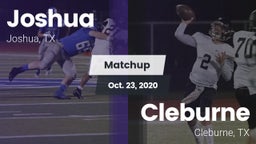 Matchup: Joshua vs. Cleburne  2020