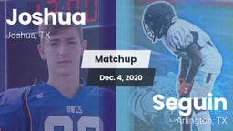Matchup: Joshua vs. Seguin  2020