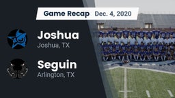 Recap: Joshua  vs. Seguin  2020