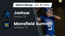 Recap: Joshua  vs. Mansfield Summit  2022