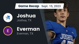 Recap: Joshua  vs. Everman  2023