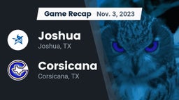 Recap: Joshua  vs. Corsicana  2023