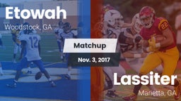 Matchup: Etowah vs. Lassiter  2017