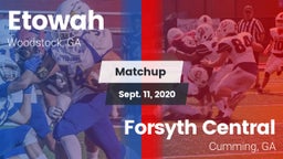 Matchup: Etowah vs. Forsyth Central  2020