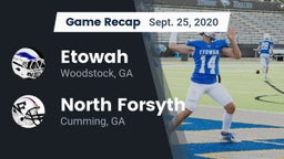 Recap: Etowah  vs. North Forsyth  2020