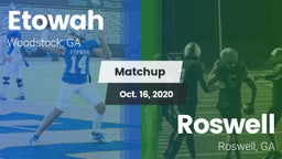 Matchup: Etowah vs. Roswell  2020