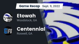 Recap: Etowah  vs. Centennial  2022