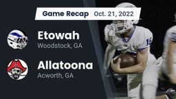 Recap: Etowah  vs. Allatoona  2022