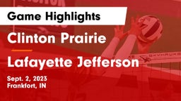 Clinton Prairie  vs Lafayette Jefferson  Game Highlights - Sept. 2, 2023