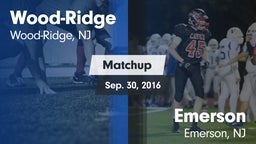 Matchup: Wood-Ridge vs. Emerson  2016