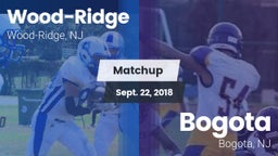 Matchup: Wood-Ridge vs. Bogota  2018