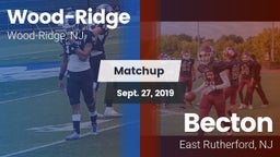 Matchup: Wood-Ridge vs. Becton  2019