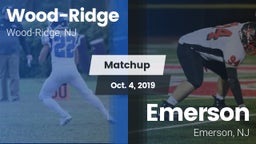 Matchup: Wood-Ridge vs. Emerson  2019