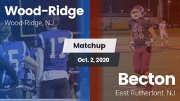 Matchup: Wood-Ridge vs. Becton  2020
