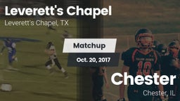 Matchup: Leverett's Chapel vs. Chester  2017