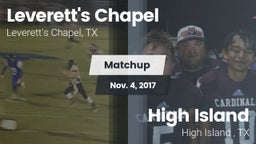 Matchup: Leverett's Chapel vs. High Island  2017