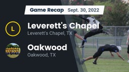 Recap: Leverett's Chapel  vs. Oakwood  2022