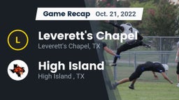 Recap: Leverett's Chapel  vs. High Island  2022