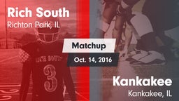 Matchup: Rich South vs. Kankakee  2016