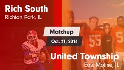 Matchup: Rich South vs. United Township 2016