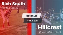 Matchup: Rich South vs. Hillcrest  2017