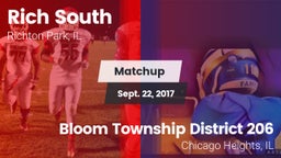 Matchup: Rich South vs. Bloom Township  District 206 2016