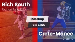 Matchup: Rich South vs. Crete-Monee  2017