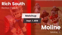 Matchup: Rich South vs. Moline  2018