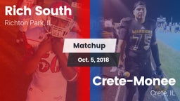 Matchup: Rich South vs. Crete-Monee  2018