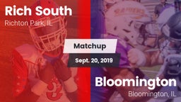 Matchup: Rich South vs. Bloomington  2019