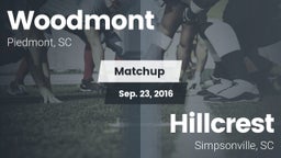 Matchup: Woodmont vs. Hillcrest  2016
