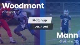 Matchup: Woodmont vs. Mann  2016