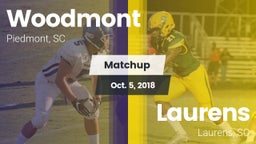 Matchup: Woodmont vs. Laurens  2018