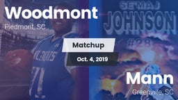 Matchup: Woodmont vs. Mann  2019
