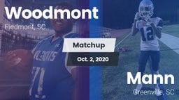 Matchup: Woodmont vs. Mann  2020
