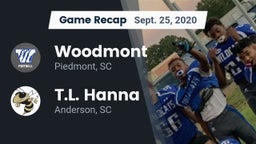Recap: Woodmont  vs. T.L. Hanna  2020