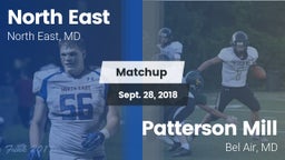 Matchup: North East vs. Patterson Mill  2018