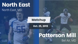 Matchup: North East vs. Patterson Mill  2019