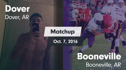 Matchup: Dover vs. Booneville  2016