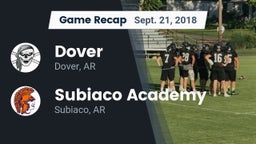 Recap: Dover  vs. Subiaco Academy 2018