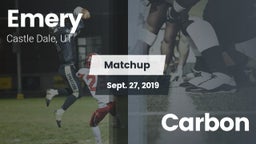 Matchup: Emery vs. Carbon 2019