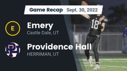 Recap: Emery  vs. Providence Hall  2022