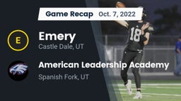 Recap: Emery  vs. American Leadership Academy  2022