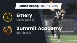 Recap: Emery  vs. Summit Academy  2022