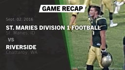 Recap: St. Maries Division 1 Football vs. Riverside  2016