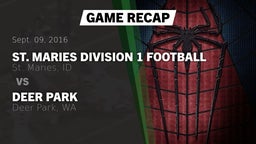 Recap: St. Maries Division 1 Football vs. Deer Park  2016