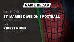 Recap: St. Maries Division 1 Football vs. Priest River  2016