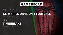 Recap: St. Maries Division 1 Football vs. Timberlake  2016